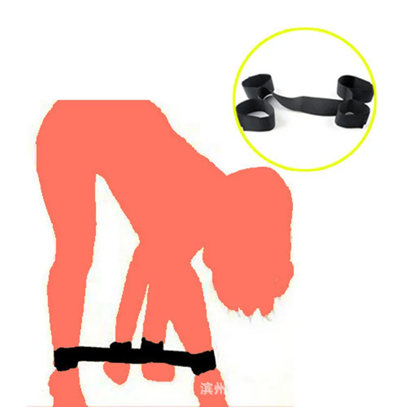 Adults Erotic Bondage Bed Games Sex Equipment Set of Nylon Restraints Handcuffs Ankle Cuffs for Fetish Bdsm Slave Role Play Toys