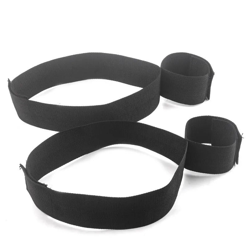 Adults Erotic Bondage Bed Games Sex Equipment Set of Nylon Restraints Handcuffs Ankle Cuffs for Fetish Bdsm Slave Role Play Toys