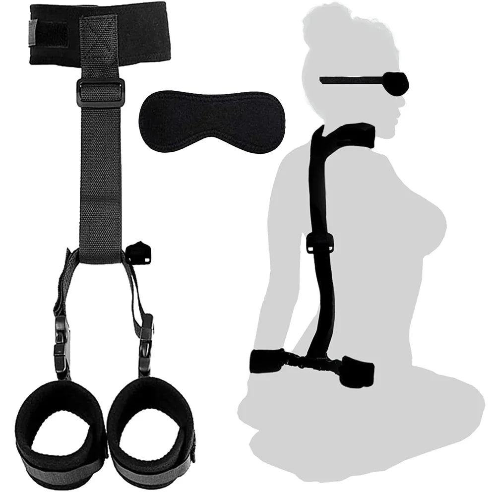 Bdsm Restraints Bondage Rope Open Leg Erotic Sex Toys Ankle Leather Handcuffs Sex Product Adult Games For Woman Female Couples