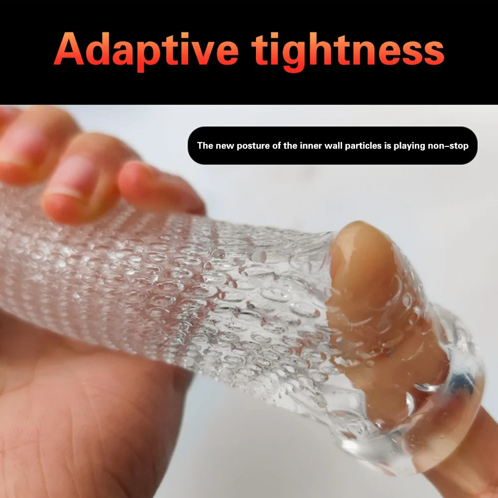 Masturbation Cup Sex Toys for Men Soft Male Exercise Penis Massage Sexy Pocket Pussy Blowjob Toy Vagina Adult Goods 18+