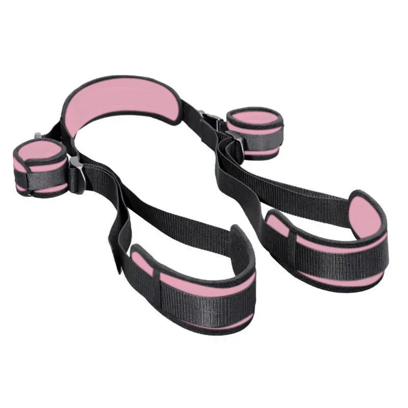 BDSM Sex Bondage Set Adult Bedroom Sex Swing Bondage Restraint Adjustable Rope With Handcuffs Neck And Legs Retraints Straps For
