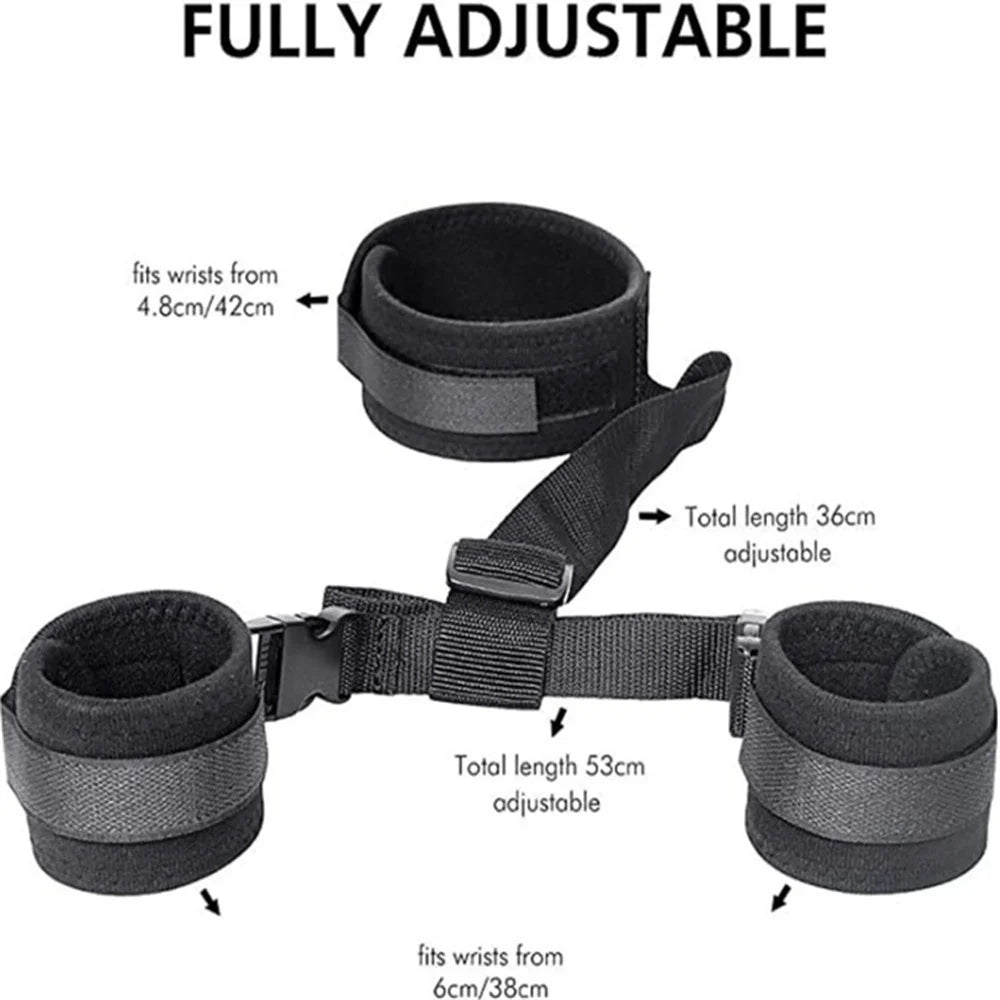 SM Bdsm Handcuffs Fetish Bdsm Kit Bondage Restraint Gag Tape Rope Collar Adult Sextoy Cosplay Erotic Sex Toys for Couple Women