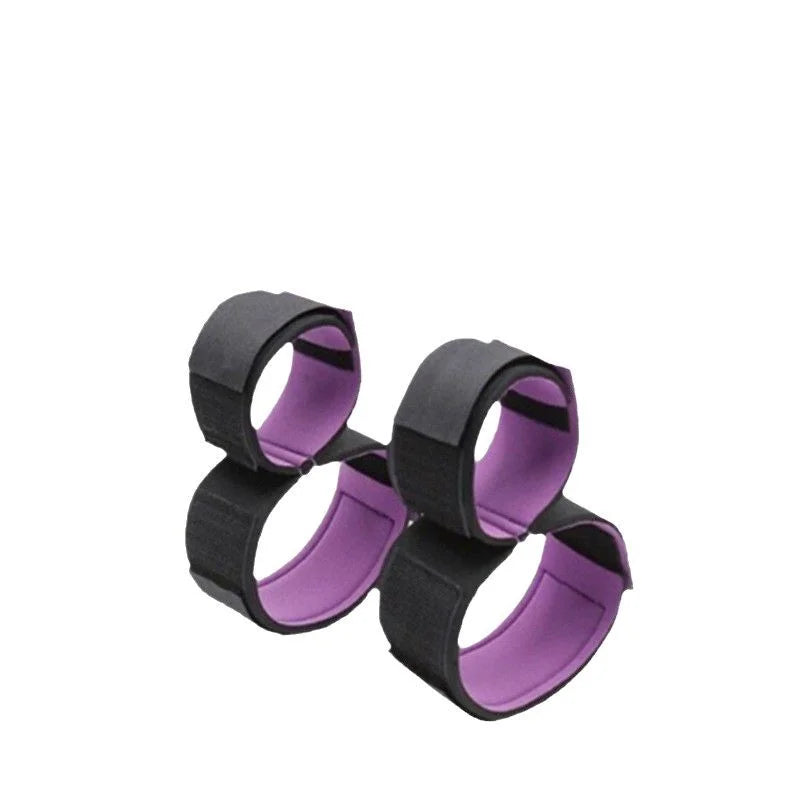 Adult SM Restraint Handcuffs& Ankle Cuffs Slave Tools Bdsm Wrist To Ankle Cuffs Open Leg Hand Toys Bondage For Couples