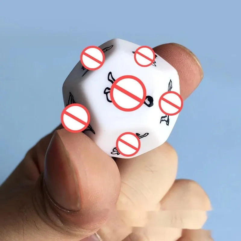12 Sides Sex Toys for Couples Funny Sex Dice Adult Game Erotic Love Sexy Posture Foreplay Lovers Humour Game Toy Romantic Party