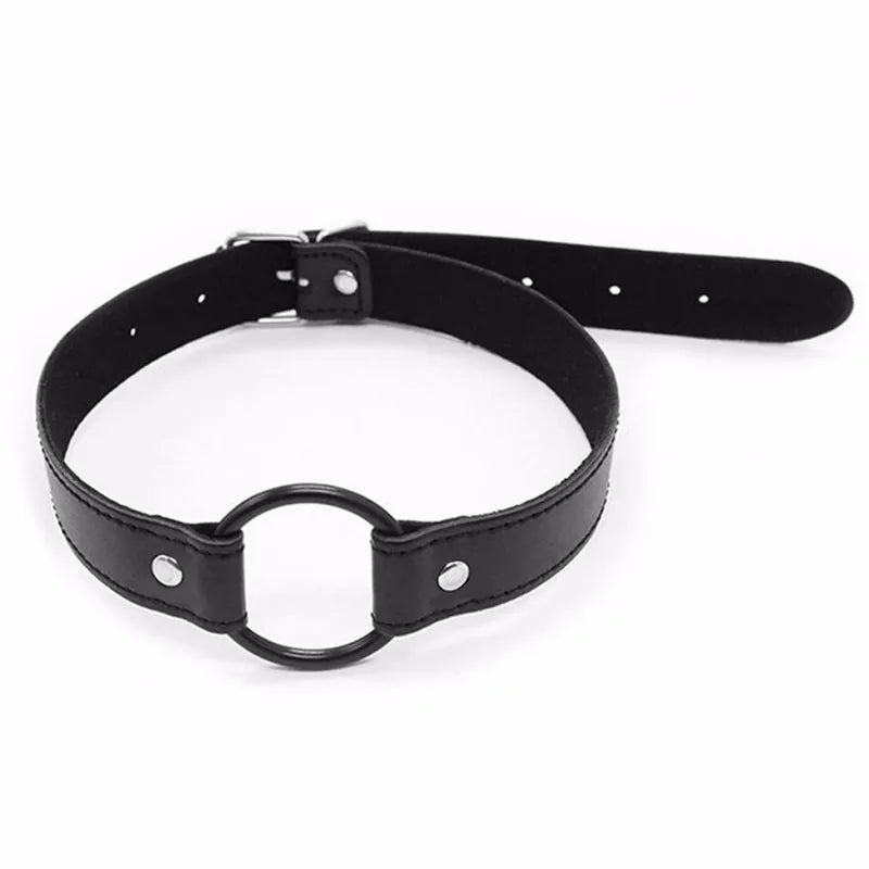 Behind Back Hand Cuffs Slave Collar BDSM Bondage Restraints Mouth Gag Harness For Women Bondage Gear Erotic Toys For Couples