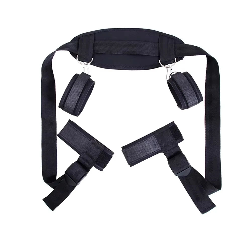 Bdsm Bondage Kits Set Restraint Erotica Binding Sex Forced Split Leg Straps Neck Wrist SM Sex Toys for Woman Couples Product
