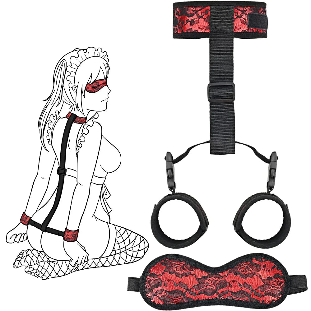 Bdsm Restraints Bondage Rope Open Leg Erotic Sex Toys Ankle Leather Handcuffs Sex Product Adult Games For Woman Female Couples
